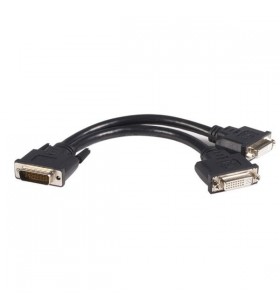 Startech.com dmsdvidvi1 adaptor pentru cabluri video 0,2 m dms 2x dvi-i negru