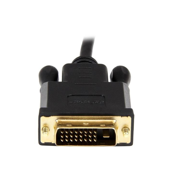Startech.com dp2dvimm3bs adaptor pentru cabluri video 0,9 m displayport dvi-d negru