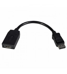 Startech.com dp2hdmi adaptor pentru cabluri video 0,24 m hdmi tip a (standard) displayport negru