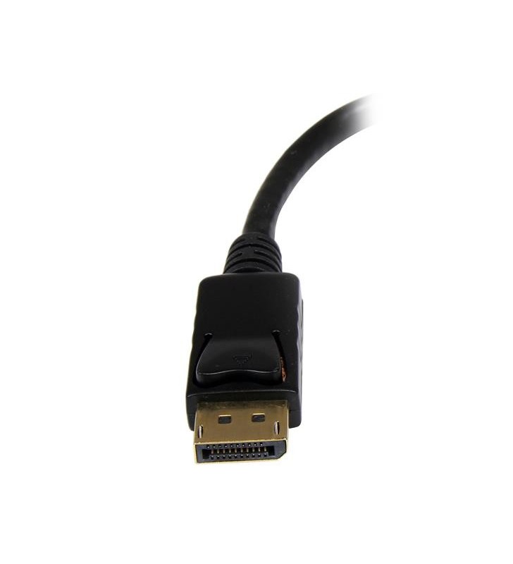 Startech.com dp2hdmi2 adaptor pentru cabluri video 0,21 m displayport hdmi negru