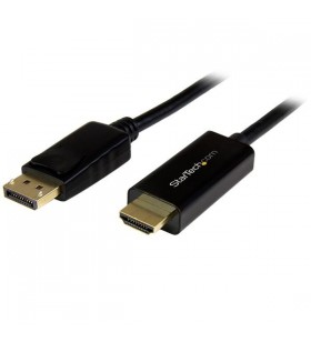 Startech.com dp2hdmm2mb adaptor pentru cabluri video 2 m hdmi tip a (standard) displayport negru