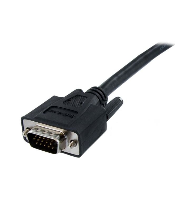Startech.com dvivgamm2m adaptor pentru cabluri video 2 m dvi-a vga (d-sub) negru