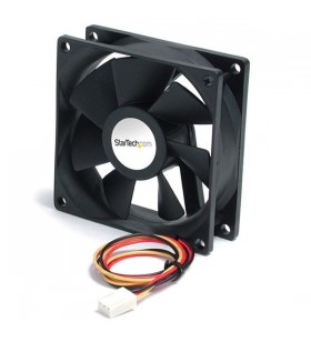 Startech.com high air flow 9.25 cm dual ball bearing case fan with tx3 connector carcasă calculator negru