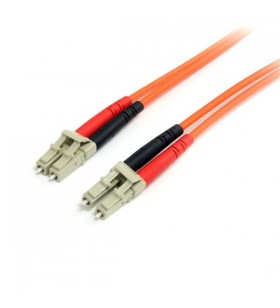 Startech.com fiblclc3 cabluri din fibră optică 3 m lc portocală