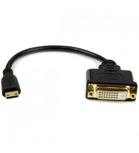 Startech.com hdcdvimf8in adaptor pentru cabluri video 0,2 m mini hdmi dvi-d negru