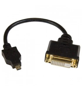 Startech.com hdddvimf8in adaptor pentru cabluri video 0,2 m micro-hdmi dvi-d negru