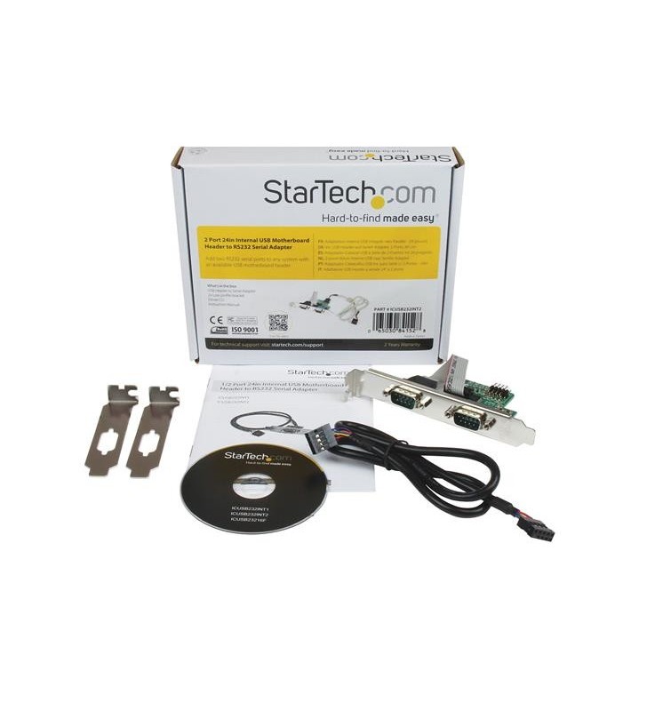 Startech.com icusb232int2 plăci/adaptoare de interfață serial intern