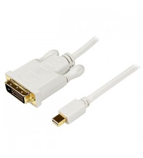 Startech.com mdp2dvimm10w adaptor pentru cabluri video 3,05 m mini displayport dvi-d alb