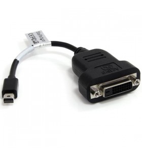Startech.com mdp2dvis adaptor pentru cabluri video 0,12 m mini displayport dvi-d negru