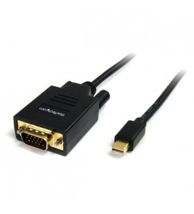 Startech.com mdp2vgamm6 adaptor pentru cabluri video 1,8 m mini displayport vga (d-sub) negru