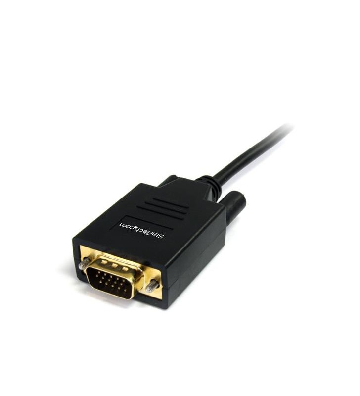Startech.com mdp2vgamm6 adaptor pentru cabluri video 1,8 m mini displayport vga (d-sub) negru