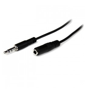 Startech.com 1m 3.5mm cablu audio negru