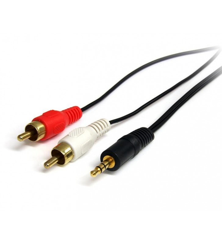 Startech.com mu6mmrca cablu audio 1,8 m 3.5mm 2 x rca negru
