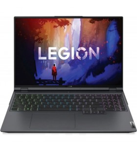 Laptop lenovo gaming 16'' legion 5 pro 16arh7h, wqxga ips 165hz g-sync, procesor amd ryzen™ 7 6800h (16m cache, up to 4.7 ghz), 16gb ddr5, 512gb ssd, geforce rtx 3070 ti 8gb, no os, storm grey
