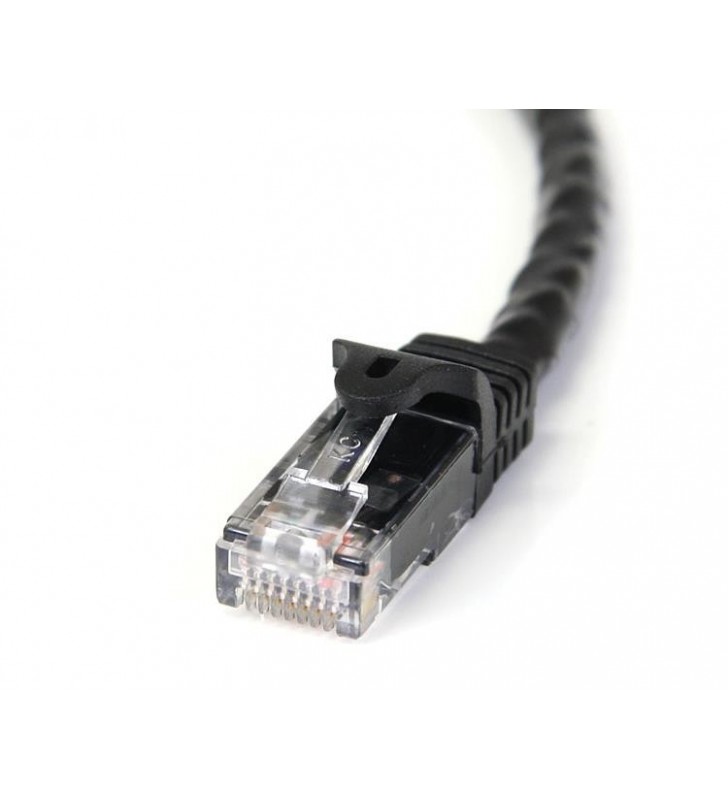 Startech.com n6patc15mbk cabluri de rețea 15 m cat6 u/utp (utp) negru