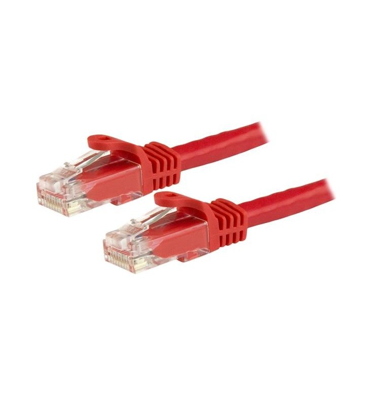 Startech.com n6patc15mrd cabluri de rețea 15 m cat6 u/utp (utp) roşu