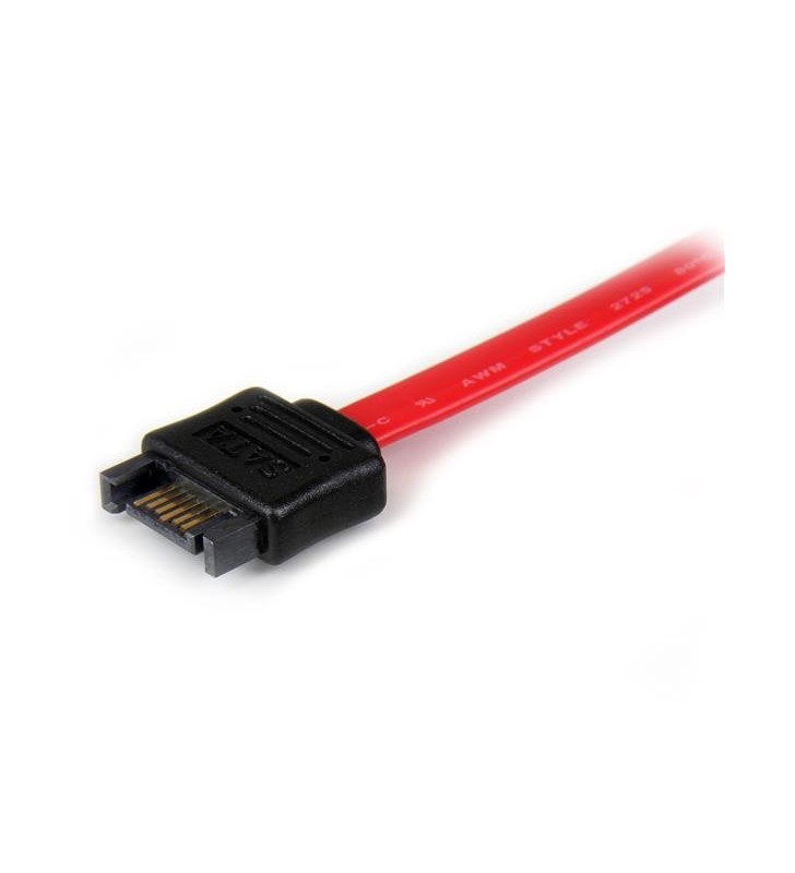 Startech.com 0.3m sata cabluri sata 0,3 m sata 7-pin negru, roşu