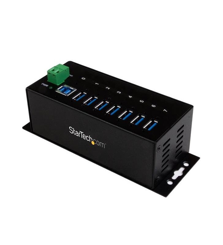 StarTech.com ST7300USBME hub-uri de interfață USB 3.2 Gen 1 (3.1 Gen 1) Type-B 5000 Mbit s Negru