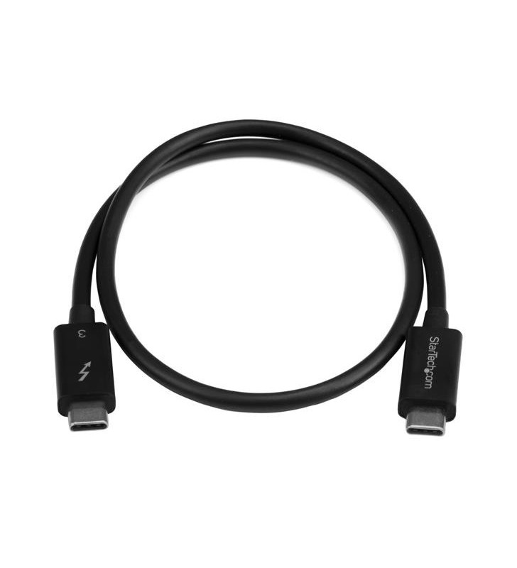 Startech.com tblt34mm50cm cabluri thunderbolt 0,5 m negru 40 gbit/s