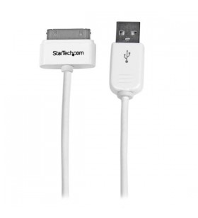 Startech.com usb2adc1m cabluri pentru telefoanele mobile alb usb a apple 30-pin 1 m