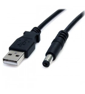 Startech.com usb2typem2m cabluri de alimentare negru 2 m usb barrel type m