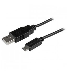 Startech.com usbaub50cmbk cabluri usb 0,5 m 2.0 usb a micro-usb b negru