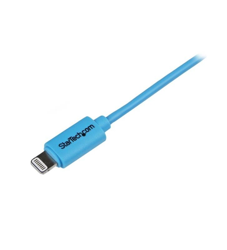 Startech.com usblt1mbl cablu lightning 1 m albastru