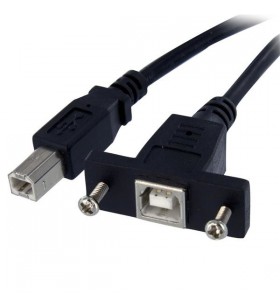 Startech.com usbpnlbfbm3 cabluri usb 0,91 m 2.0 usb b negru