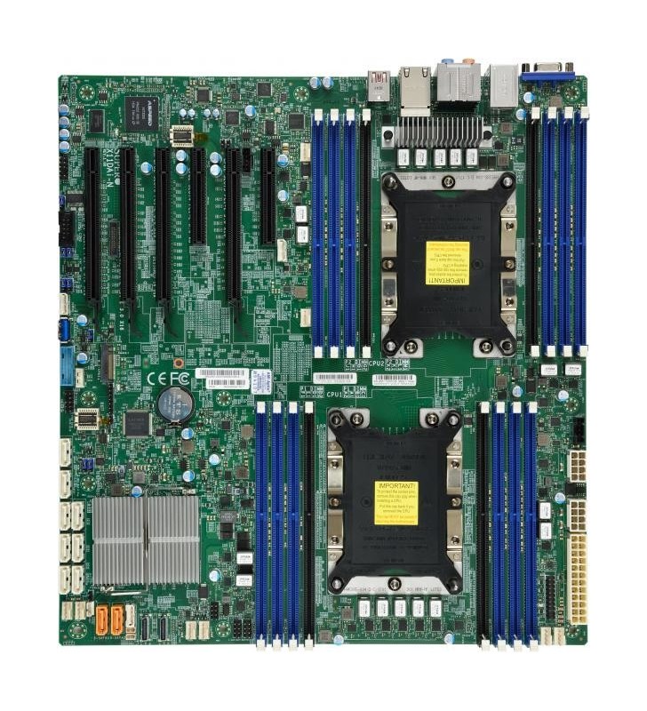 Supermicro x11dai-n plăci de bază pentru servere/stații de lucru lga 3647 (socket p) prelungit atx intel® c621