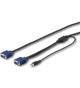 Startech.com rkconsuv15 cabluri kvm 4,6 m negru