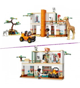 Jucărie de construcție lego friends 41717 misiunea de salvare a animalelor a miei (include figurine de animale zebre și girafe și minifigurine 3 friends)