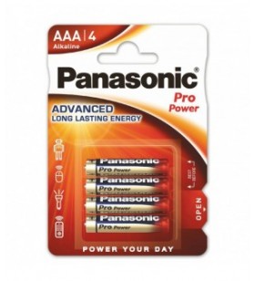 Panasonic baterie alcalina aaa (lr3) pro power b4 lr03ppg/4bp (48/240)