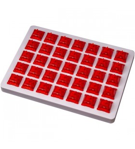 Keychron gateron phantom set de întrerupătoare roșii, întrerupătoare cu cheie (roșu, 35 bucăți)