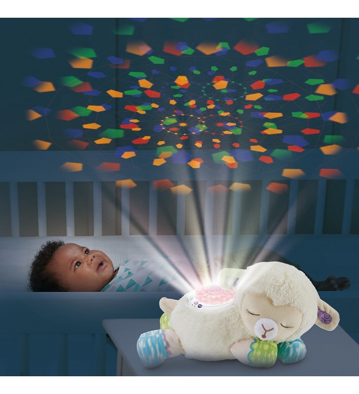 Vtech baby 3-in-1 sternenlicht-schäfchen lumini de noapte pentru bebeluși de sine stătătoare alb