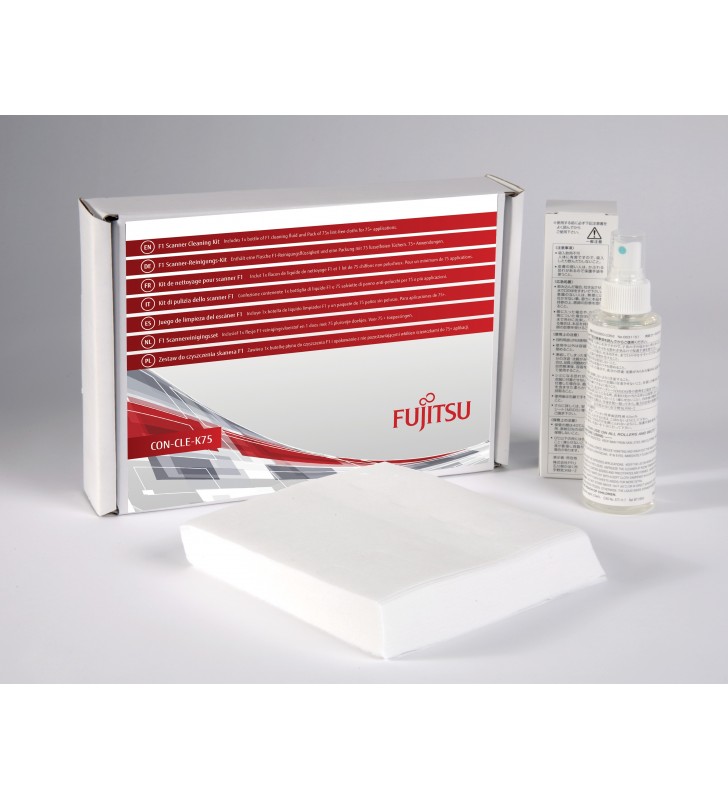 Fujitsu con-cle-k75 kit-uri pentru curățarea echipamentelor lavetă uscată curățare echipament scaner