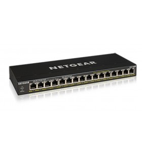 Netgear GS316PP Fara management Gigabit Ethernet (10/100/1000) Negru Power over Ethernet (PoE) Suport