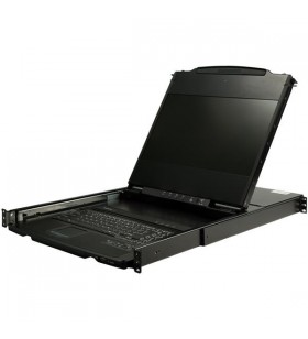 Startech.com rkcond17hd console pentru montare în rack 43,9 cm (17.3") 1920 x 1080 pixel oțel negru 1u
