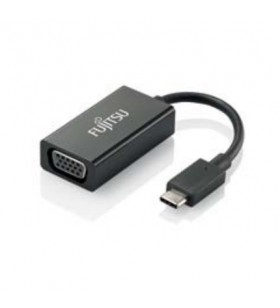 Fujitsu s26391-f6058-l224 adaptor pentru cabluri video 0,15 m usb tip-c vga (d-sub) negru