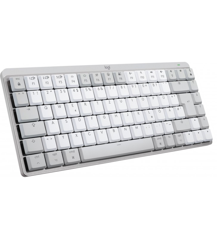 Logitech mx mini mechanical for mac tastaturi bluetooth qwertz germană gri, alb