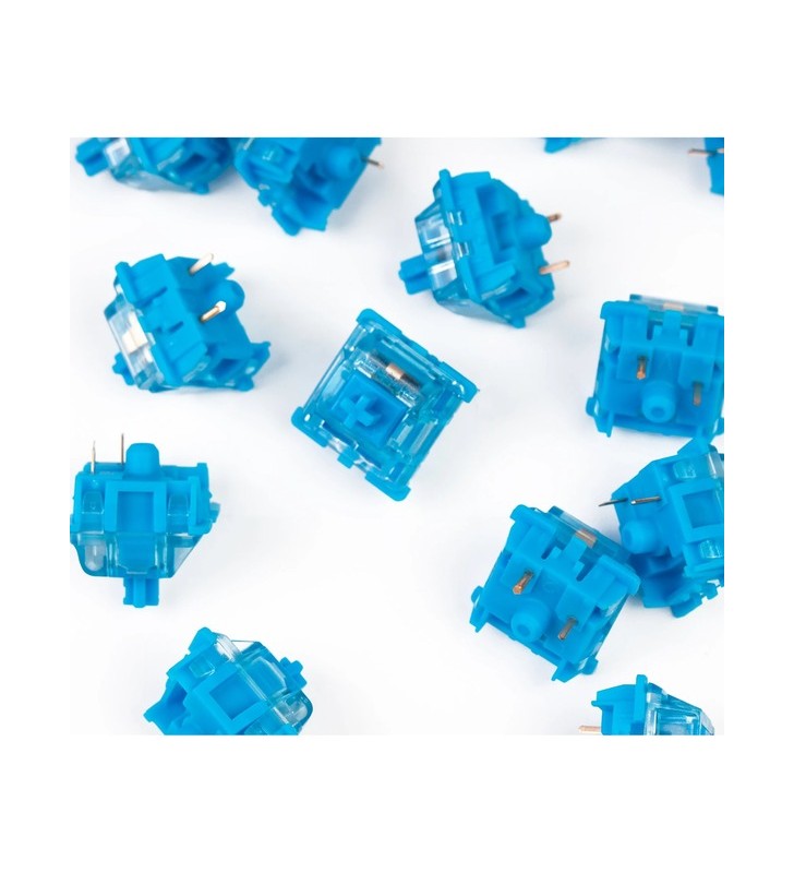 Set de comutatoare keychron gateron phantom blue, comutatoare cu cheie (albastru, 110 bucăți)