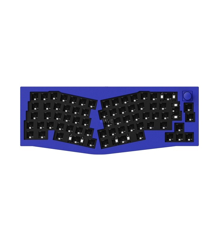 Tastatură pentru jocuri (albastru, aspect alice, hot-swap, cadru de aluminiu, rgb)keychron q8 barebone iso buton