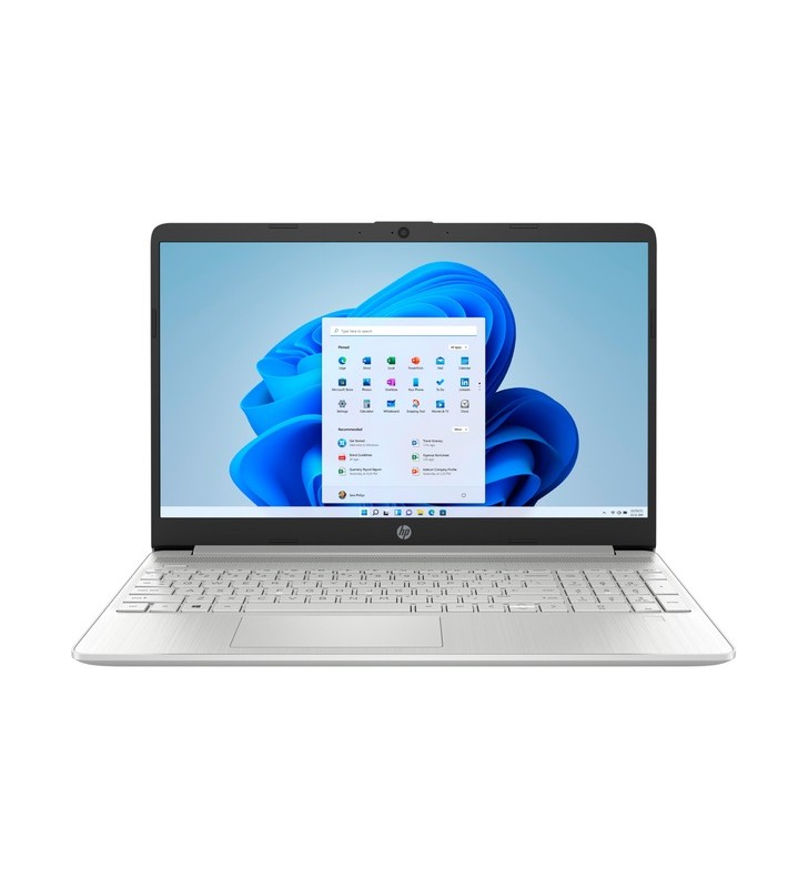 Notebook (argintiu, windows 11 home în modul s pe 64 de biți, ssd de 512 gb)hp 15s-fq5077ng