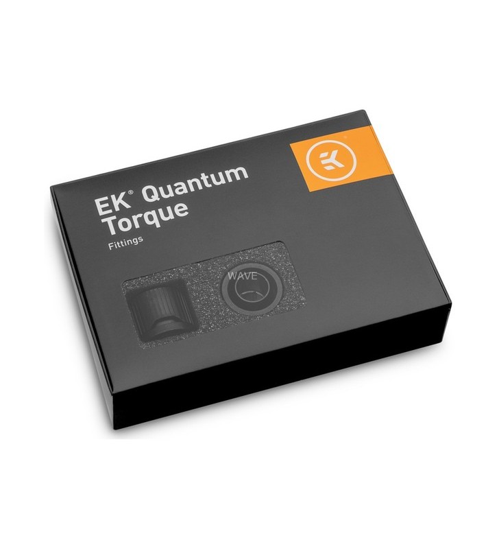 Ekwb ek-quantum torque 6-pachet stc 10/16 - negru, conexiune (negru, pachet de 6)