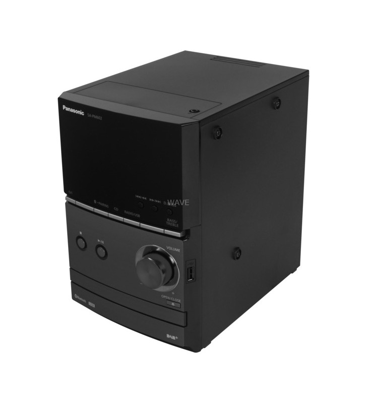 Sistem compact  panasonic sc-pm602eg-k(negru, bluetooth, cd, radio)