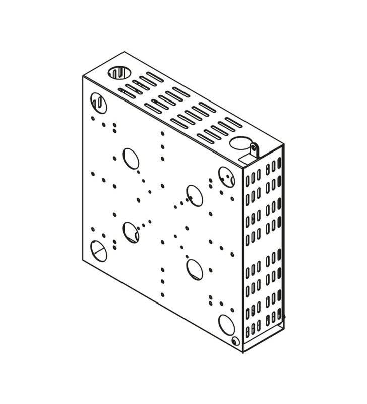 Suport cutie hagor hp pc box (negru, suport modular pentru afișaj)