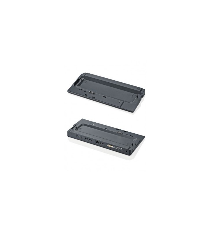 Fujitsu s26391-f1557-l110 stații de andocare și replicatoare de porturi pentru calculatoare portabile tip dock negru