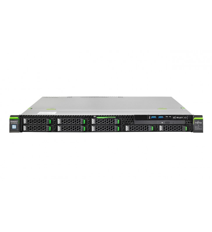 Fujitsu primergy rx1330 m4 servere intel xeon e 3,3 ghz 16 giga bites ddr4-sdram cabinet metalic (1u) 450 w