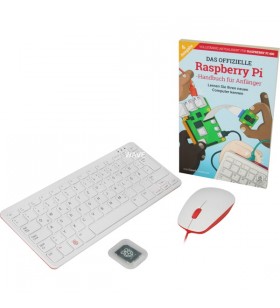 Raspberry pi foundation kit raspberry pi 400, mini pc (alb/roz)