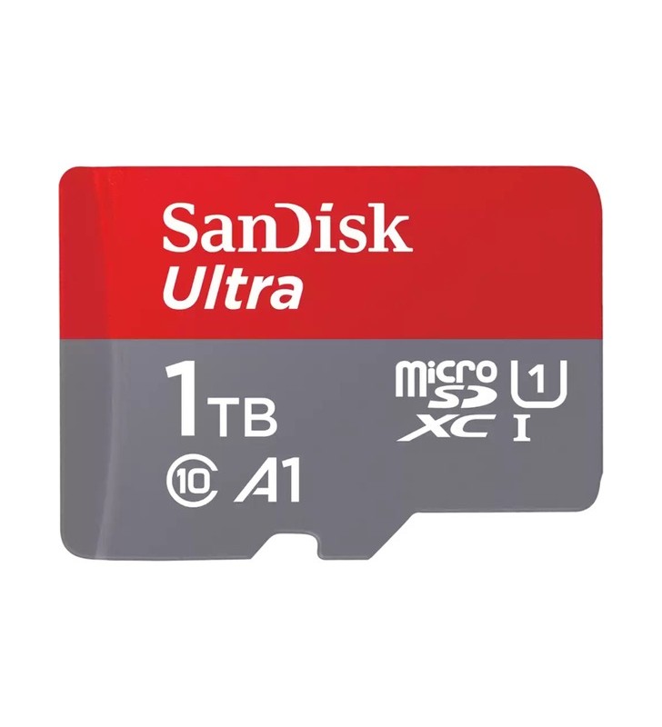 Card de memorie sandisk ultra 1tb microsdxc (uhs-i u1, clasa 10, a1)