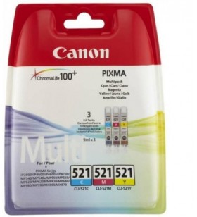 Canon cli521multi ink mp980 c/m/y pk